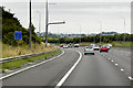 SE2626 : Eastbound M62 passing DLS M62 A 110.1 near to Morley by David Dixon