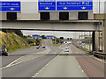 M62 at Lofthouse Interchange