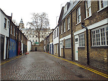 TQ2678 : North on Cromwell Mews, South Kensington, London by Robin Stott
