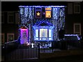 NZ2064 : Christmas lights, Haig Crescent, Benwell by Andrew Curtis