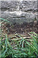 Benchmark on barn at Watford Farm