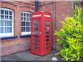 TQ0954 : Red phone box at Horsley station by David Howard
