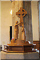 St Peter, Brandon - Font cover