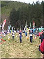 The Finish on Day 3 of the 2012 JK Orienteering Festival at Craig a Barns