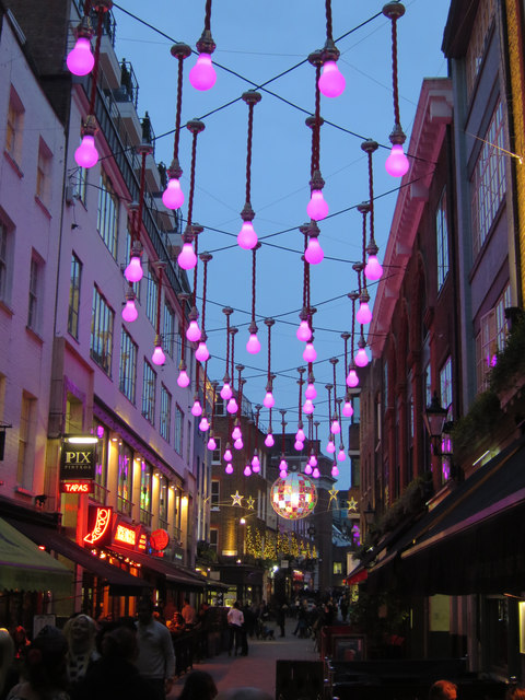 Ganton Street Christmas lights