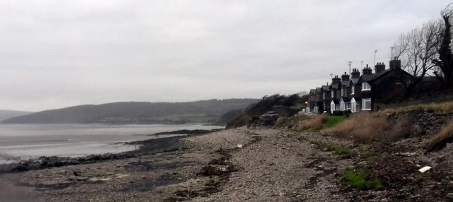 Silverdale beach and cottages