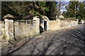 Wall outside Balcombe Court, Balcombe Road