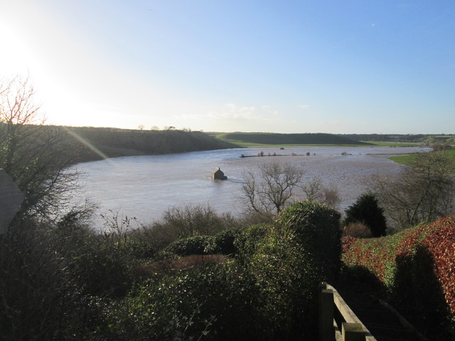 River Tweed in flood
