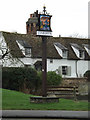 TL3856 : Comberton Village sign by Geographer