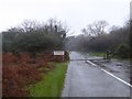 Cattle grid at entrance to Crapstone