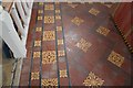 TF0830 : St James' Church: Encaustic tiles by Bob Harvey