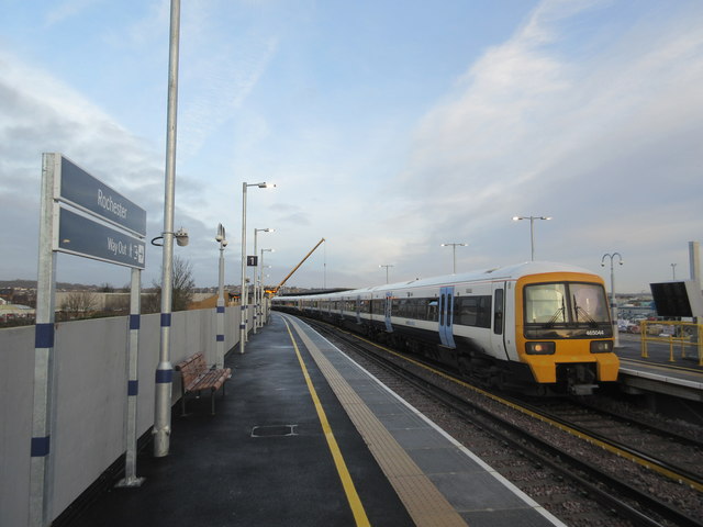 Platform 1 on Rochester Railway Station © David Anstiss :: Geograph ...