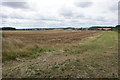 Harvested field near Great Tew