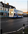 ST3388 : Crosscity double-decker at a Chepstow Road bus stop, Beechwood, Newport by Jaggery