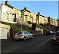 Houses above Tennyson Road, Newport