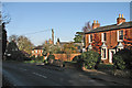 West Wratting High Street in December