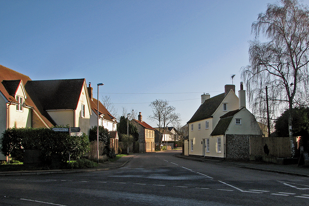 Balsham the corner of West Wickham Road © John Sutton Geograph