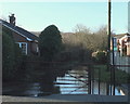 Flooded footpath to Billinge Plantation