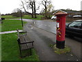 TL1313 : Queens Road George V Postbox by Geographer
