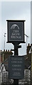TL1313 : The Skew Bridge Public House sign by Geographer