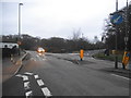 Brooklands Road before the railway bridge