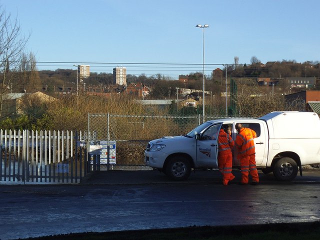 Network Rail engineers - flood callout