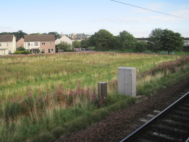 View from a Newcastle-Edinburgh train - Belhaven