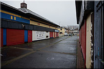 C4316 : Derelict shops on Durrow Park off Lecky Street by Ian S