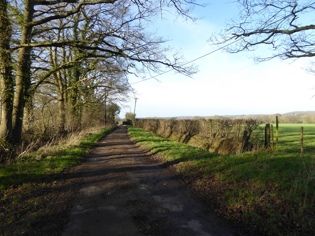 Pensfold Lane looking west past Morelands