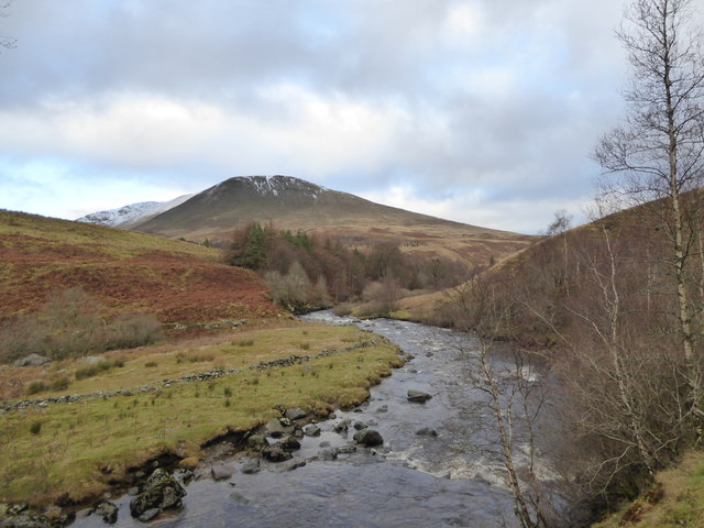 Looking downstream, Water of Ruchill