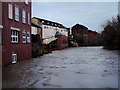 SD7806 : Boxing Day Floods, River Irwell Upstream from Radcliffe Bridge by David Dixon