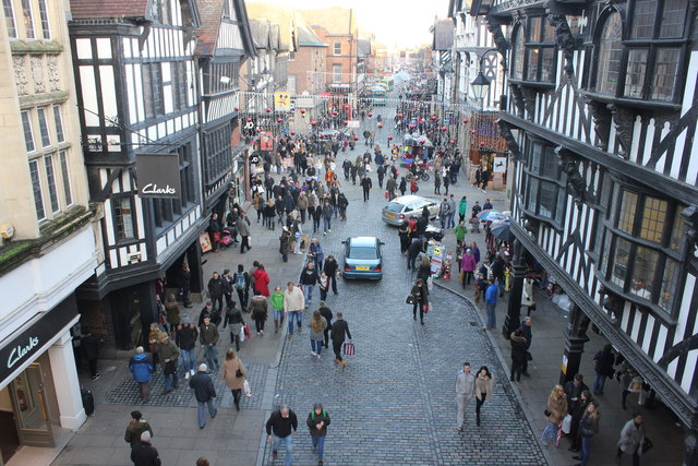 Eastgate Street and Foregate Street, Chester