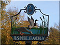 Village sign, Rushmere St Andrew