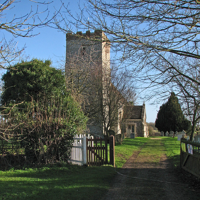 Reed church and churchyard gate