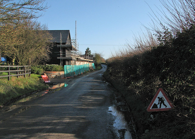 Building work at Reed End Farm
