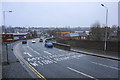 Stourbridge ring road in the rain