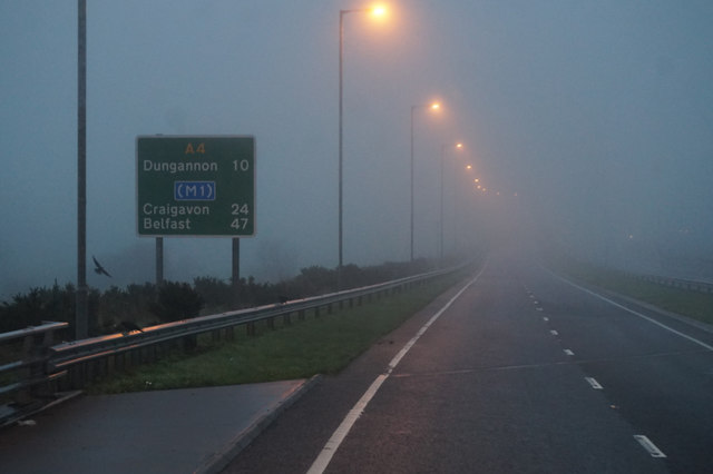 The A4 towards the M1