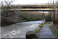 ST1796 : Sirhowy Enterprise Way Bridge over River Sirhowy by M J Roscoe