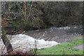 ST1796 : Weir, River Sirhowy, Pontllanfraith by M J Roscoe