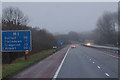 M1 eastbound towards junction 13