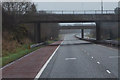 The M1 eastbound at Junction 12