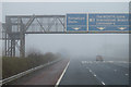 Footbridge over the M2 in Belfast