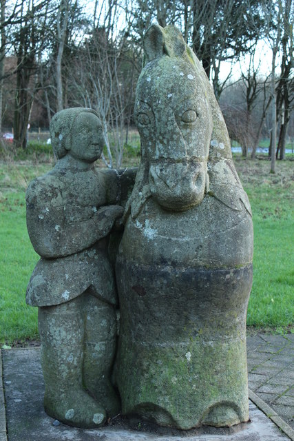 Sculpture at Eglinton Country Park