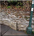 Two Moors Way name stone, Lynmouth