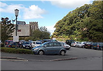 SS7249 : Upper Lyndale car park, Lynmouth by Jaggery