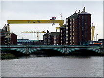 J3473 : Albert Bridge, Belfast by Kenneth  Allen