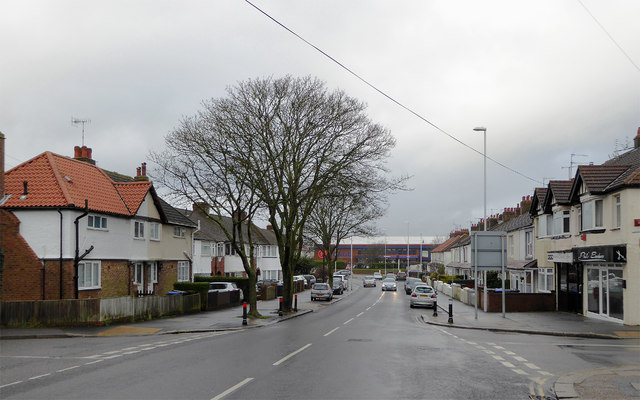 Ham Road in Worthing, West Sussex © Roger Kidd cc-by-sa/2.0 :: Geograph ...