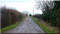 Public track towards Lower Lyde Court