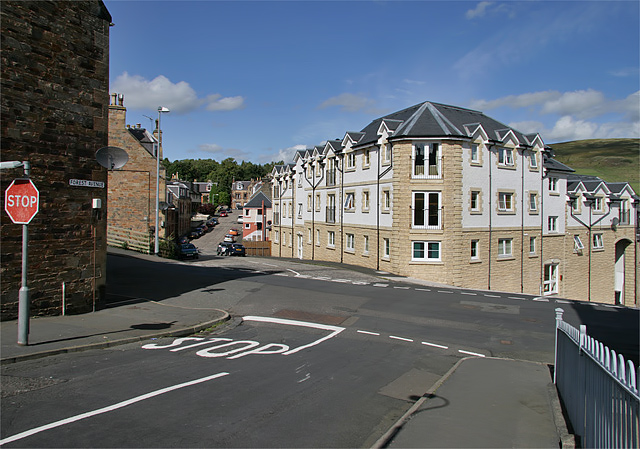 The junction of Forest Avenue and Meigle Street, Galashiels