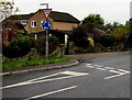 Give way and mini-roundabout signs, Gloucester Road, Stonehouse